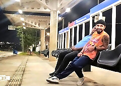 Bus Driver Picking up Passenger at Stop Flick two