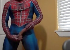 Spider-Man shoots his webs