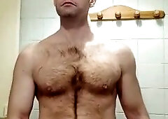 Pumping out the jizz.