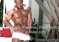 Outdoor Scene With Ebony Guys