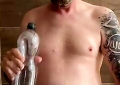 Me eating my iwn cumload and piss