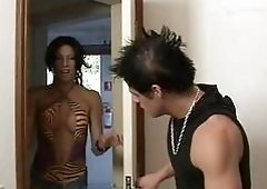 Amazing shemale loves to fuck