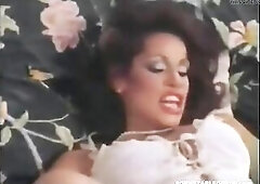 Golden Age of Porn Vanessa del Rio masturbates then is banged by two boys
