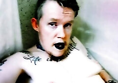 FTM Alt Hunk Solo Masturbation and Shaking Orgasms