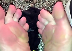 Taking my Vans and socks off after a long day