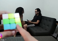 Rubik cube tutorial, with a spicy twist! @the_2001xperience Diana Marquez and William Vega - Verified amateurs