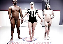 Will Tile always gets to work with the hottest hotties. This guy's the luckiest hunk wrestler on our roster. This day that guy's blessed wit