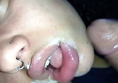 Hardcore session with immoral black biggest cum load
