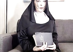 Bible Study Nun Catches U Jerking Off Scolding Humiliation