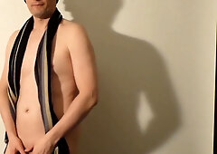 Kudoslong in hat and scarf trusses around groin and faps