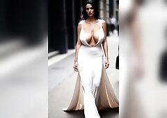 Older Babes Walking Downtown – Giant Saggy Breasts Jiggling NO BRASSIERE Part two [AI generated]