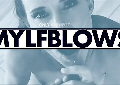 Blue Eyed Beauty Blowjob - MYLF