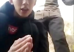 Chinese Twins Mobile Recoding Blowjob & Barebac