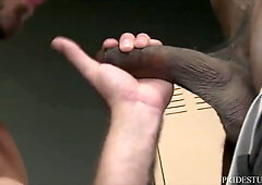 ExtraBigDicks - Aaron Trainer Can't Stash His Good-sized Wood