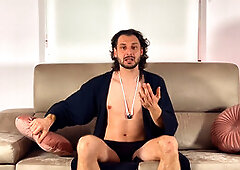 Abstinence cum, hand-job, gay amateur