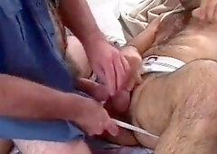 American, big cock, getting off