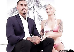 Thug Showtime KC Gets A Sloppy Rimjob From Blond Hotty Cece Leigh!