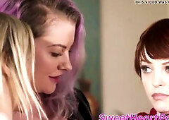 Alexis knows just how to calm the youthful, nervous angel showing her just how valuable it feels when a woman works her twat to multiple orgasms!