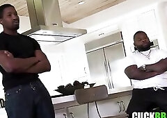 Cuck Husbad Watching Wife Banged By Ebony Debt Collectors