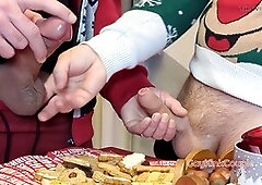 Onanism, bj, twink cum eating