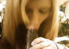 Neighbour's Cheating Wife Devoted To Drinking My Ebony Cum