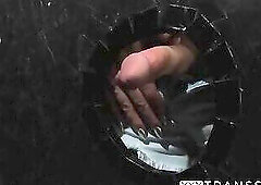 Jenna Creed sucked off and fucked hard by stud in porn shop