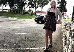 Amateur babes outdoors