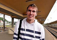 Subtitles help you understand the action of this perverted twink