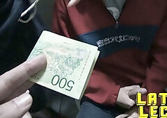 Impromptu anal fucking session with two Latino hotties