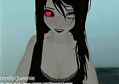 Succubus turned u into a cum bitch hungry gal