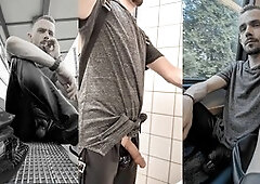 Exhibitionism, crusing, gay dick