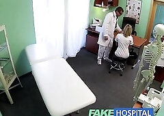 FakeHospital Nasty Blond Nurse Gets Doctors Full Attention