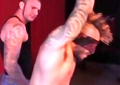 Ricky Sins grabs Draven Torres cock and balls brutally