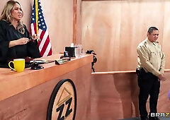 Sexcourt A Case Of Tit For Spat: Anal Threesome with Mick Blue, Natalia Starr, Chantal Danielle part 2