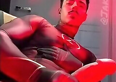 The Flash strokes his wienie