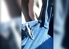 TS on Public Bus Jerking off - Spunk Flow