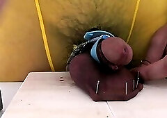 My scrotum is full of holes