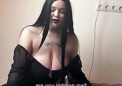A Goth Girl Lost to Me at Cards. I Wished for Her to Suck My Dick.