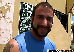 Thug gets face fucked