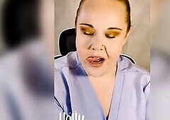 Welcome in, your diagnosis awaits u! Pursue along as this hawt nurse gives u the prescription u need! Some things might not be curable but that babe&#