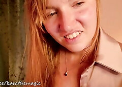 kinky redhead supplicates raw mouth and deepthroat