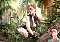 Clothed tease at home in treasure of Nadia