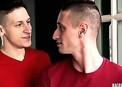 Hot Gay Pefrormers Lance Ford, Dalton Riley and Roman Eros Celebrates Jingles the Balls for