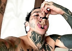 Gay men, man masturbating, gay femboy