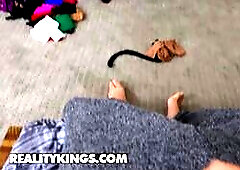 Sultry Brunette Alexis Fawx Puts On A Naughty Fashion Show For Her Guy Damon