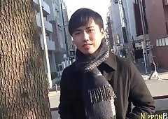 Horny twink masturbating