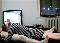 fucking his wife throat till he cums