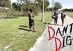 BLACK BBC WENCH CHEERLEADERS SUGGA BADDIE & DEJA CHICK SCREW THE STAR FOOTBALL PLAYERS AFTER PRACTICE