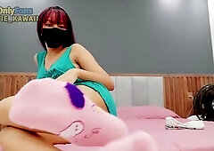 Meias novas mais espiada na calcinha atolada Lilith Kawaii cute angel