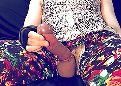 Playing With My Cock Until I Cum Everywhere!! Sissy Cumshot!